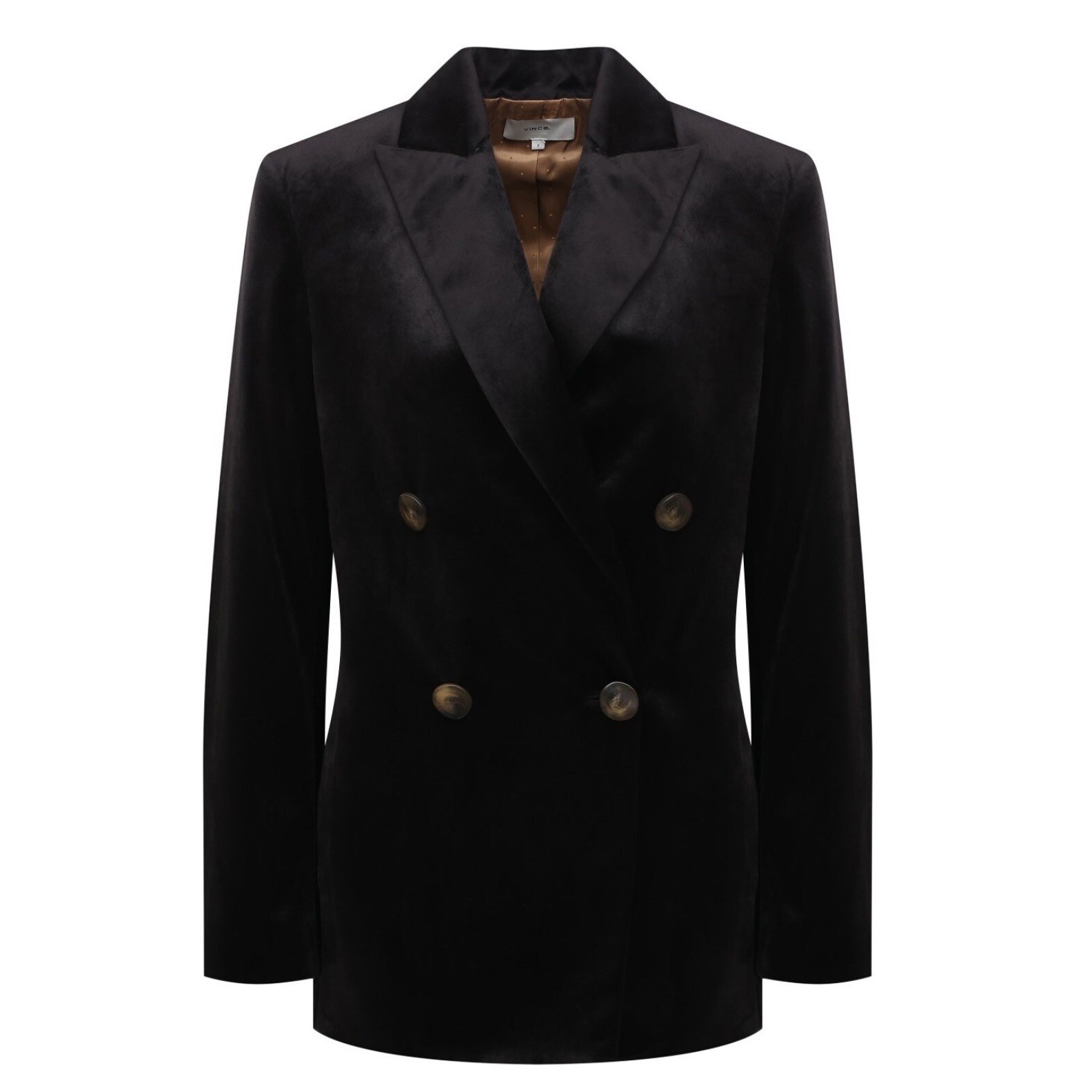 Vince Women Nwt Sz 6 Velvet Double Breasted Blazer Coat. Stunning Retail $595